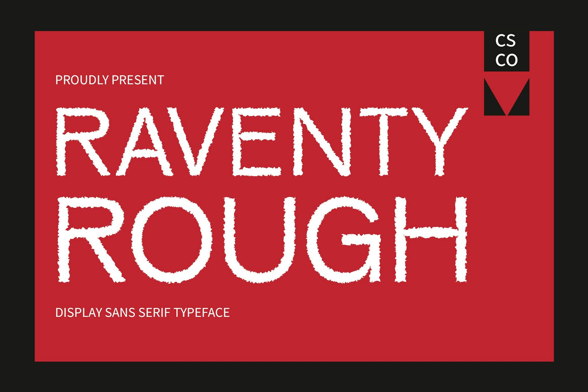 Raventy Rough Font Free Download