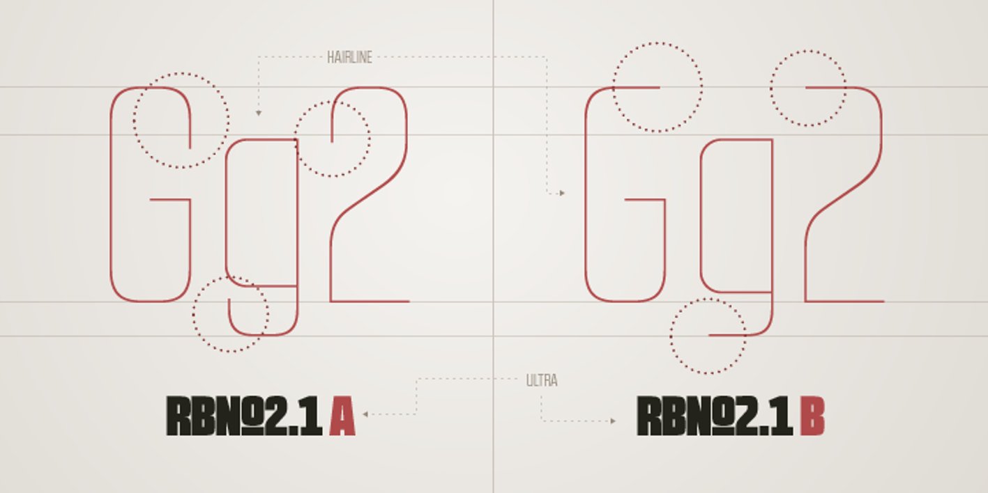 RBNo2.1 Font Free Download