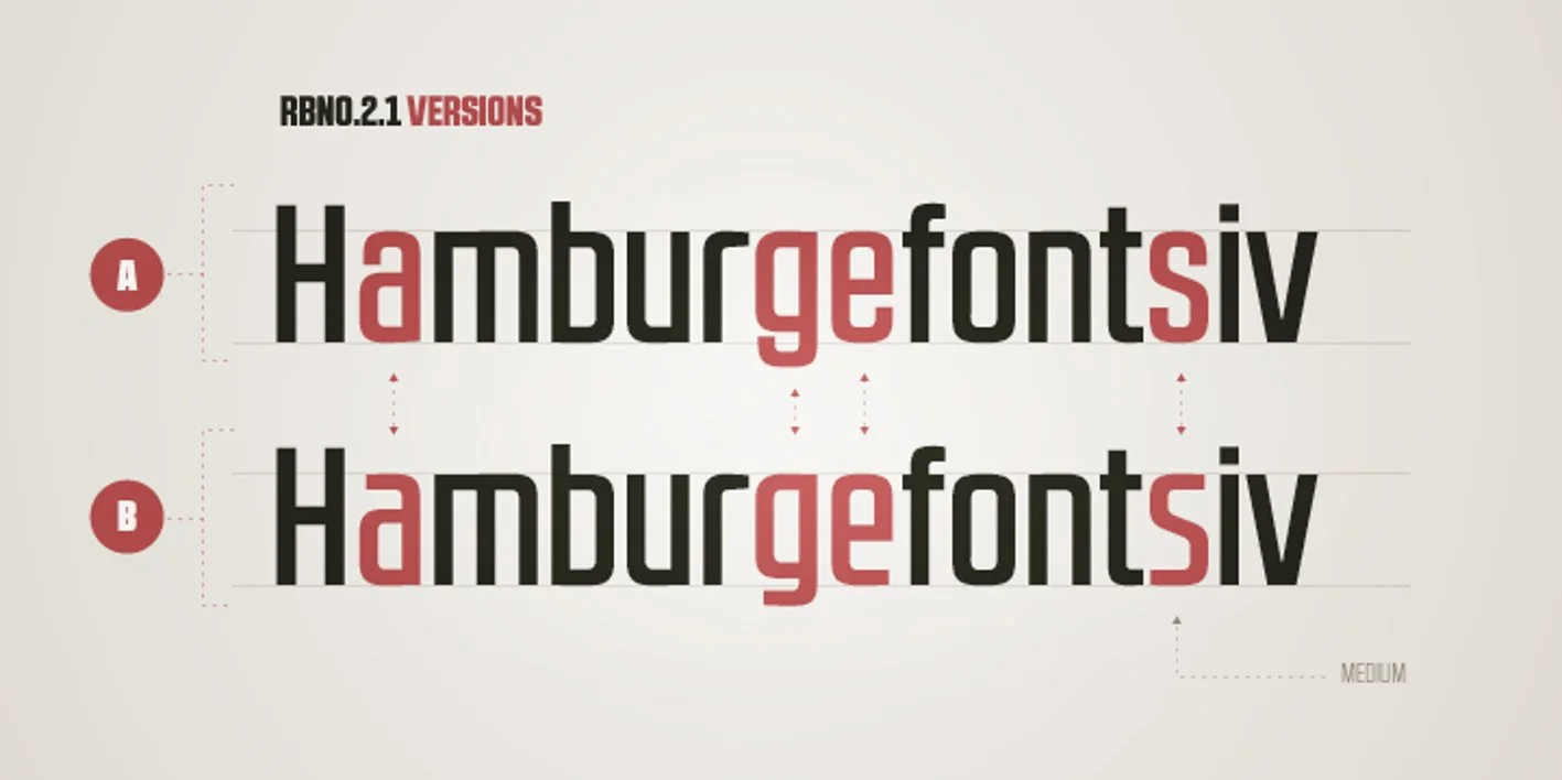 RBNo2.1 Font