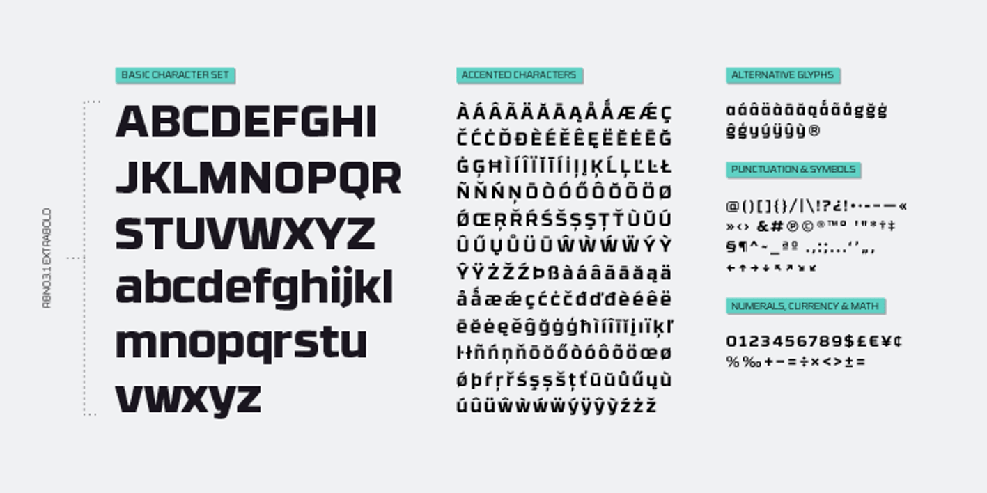 RBNo3.1 Font Free Download