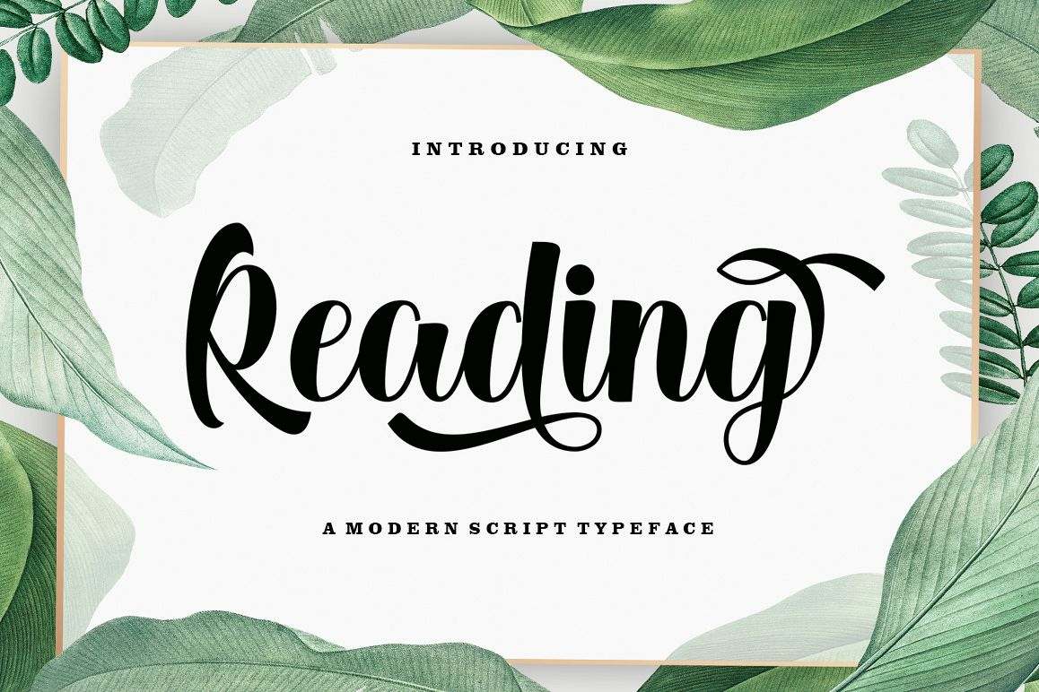 Reading Font Free Download