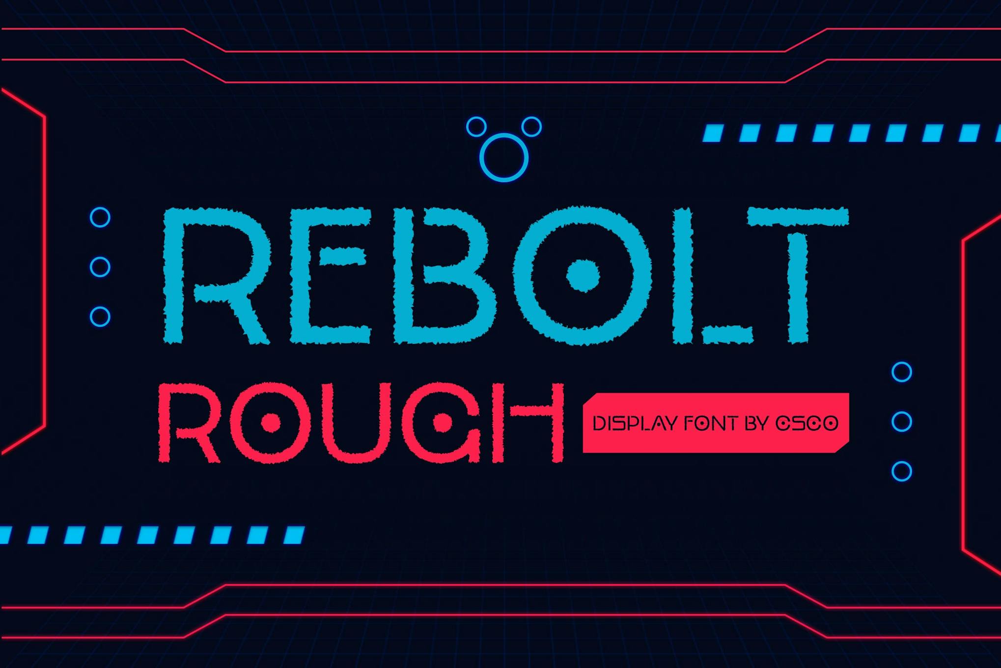 Rebolt Rough Font Free Download