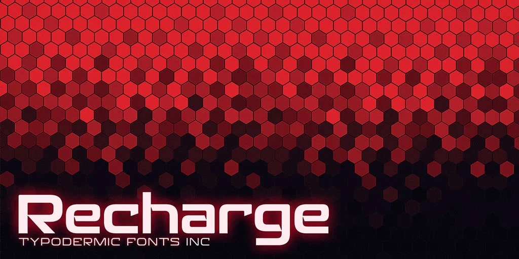 Recharge Font Free Download