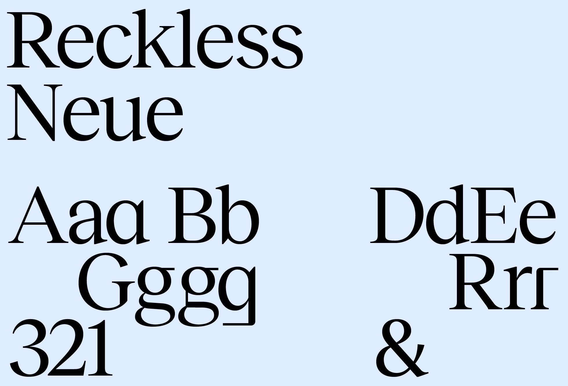 Reckless Neue Font Free Download