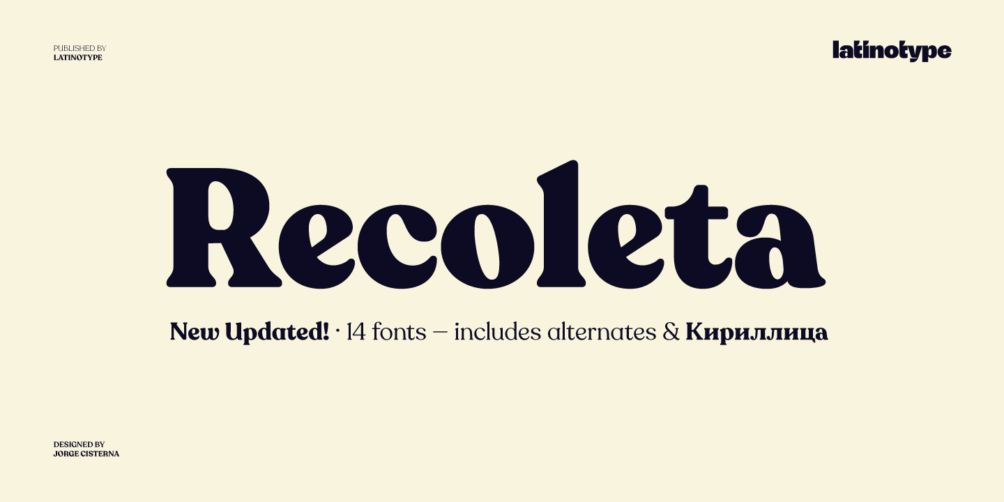 Recoleta Free Download Free Download