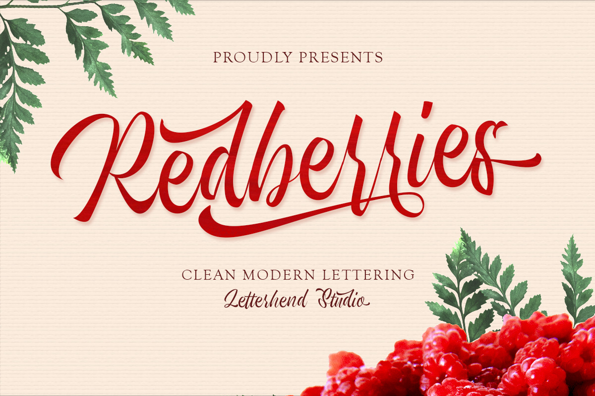 Redberries Font Free Download