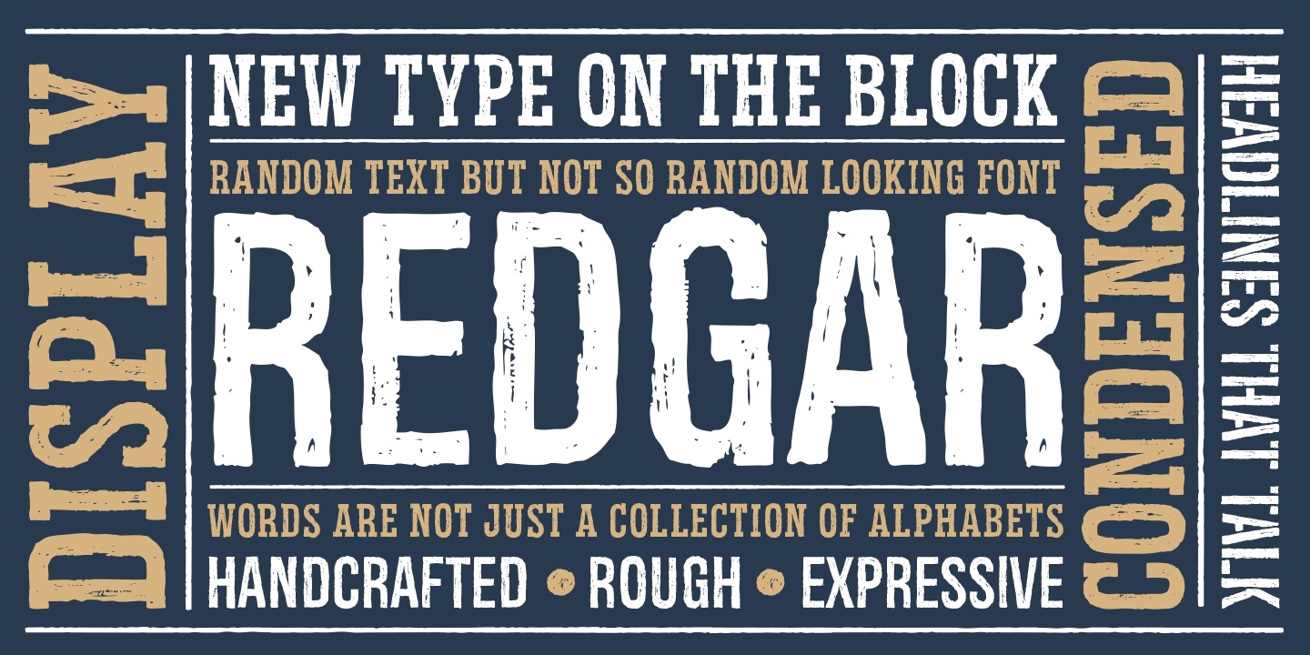 Redgar Font Free Download