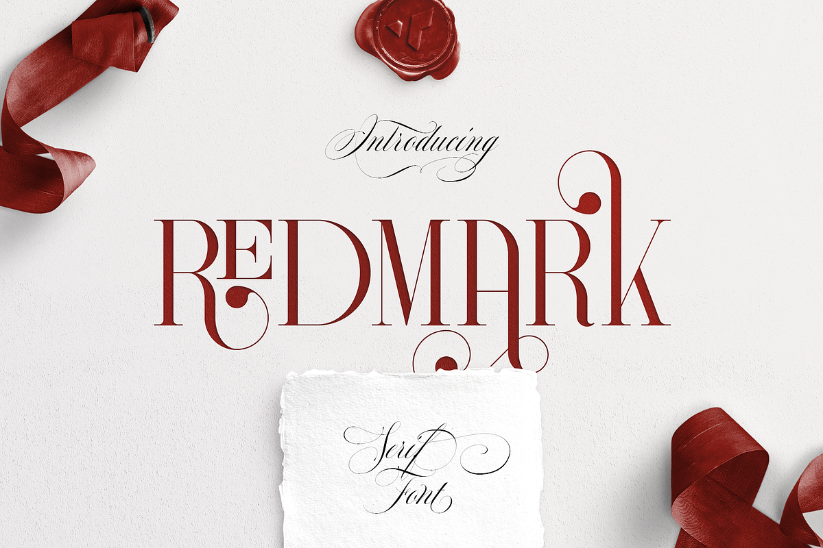 Redmark - elegant serif font Free Download Free Download