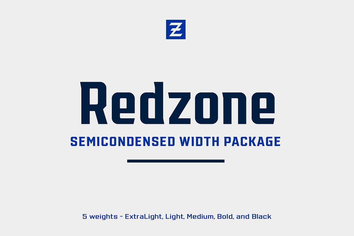 Redzone Display – SemiCondensed Free Download Free Download