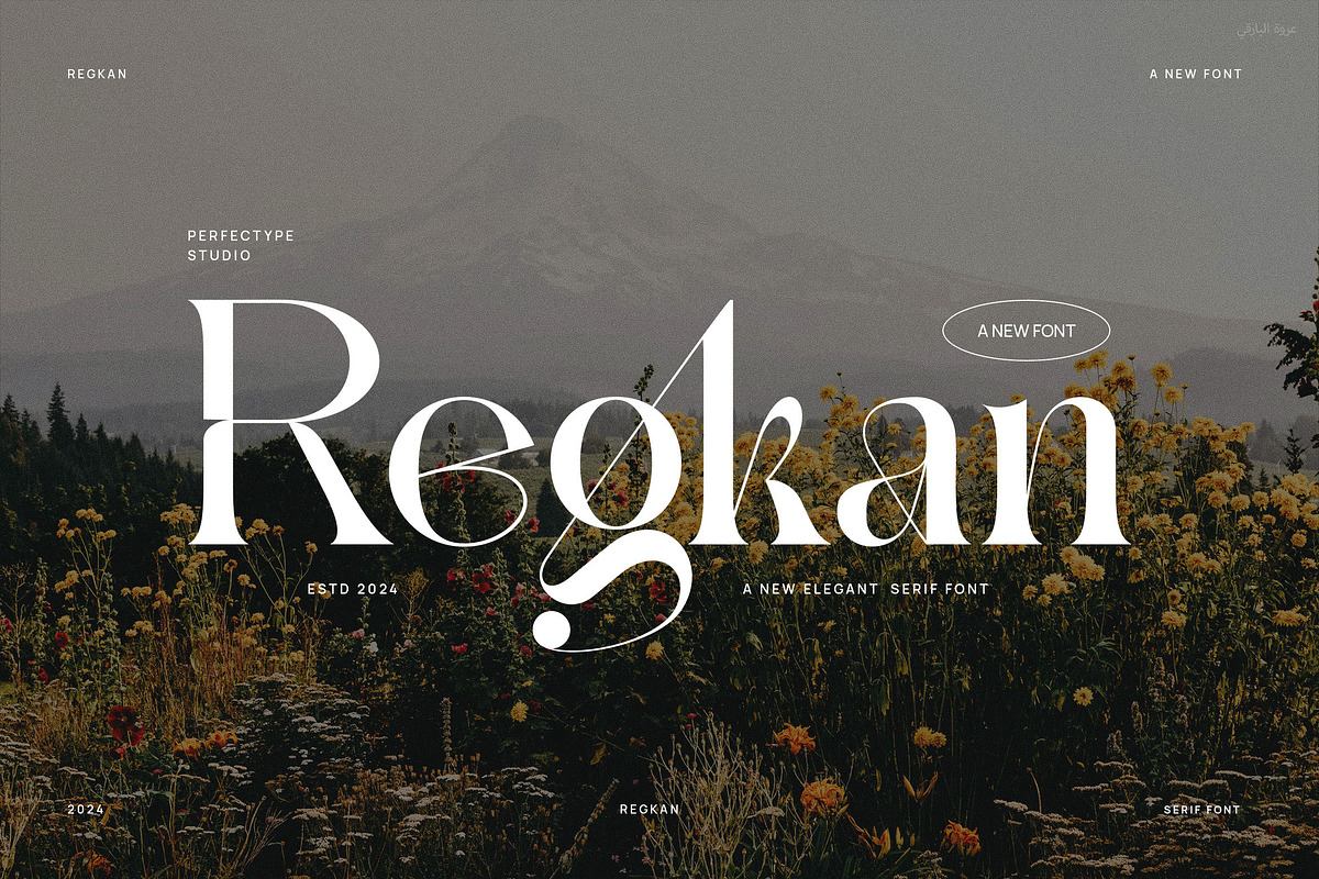 Regkan Elegant Ligature Serif Font T Free Download Free Download