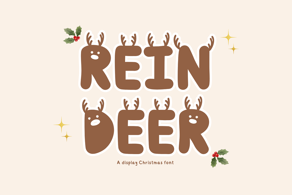 Reindeer font Free Download Free Download