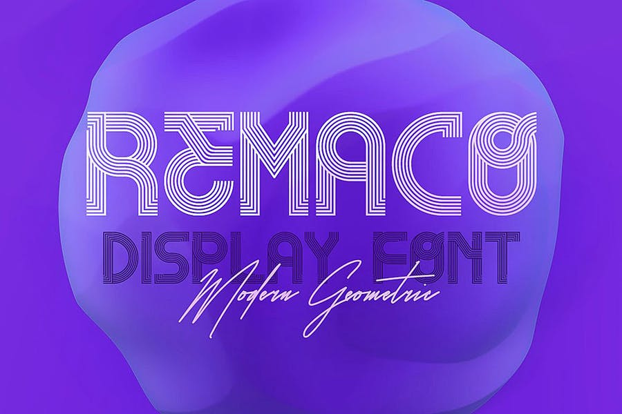 Remaco - Display Font Free Download