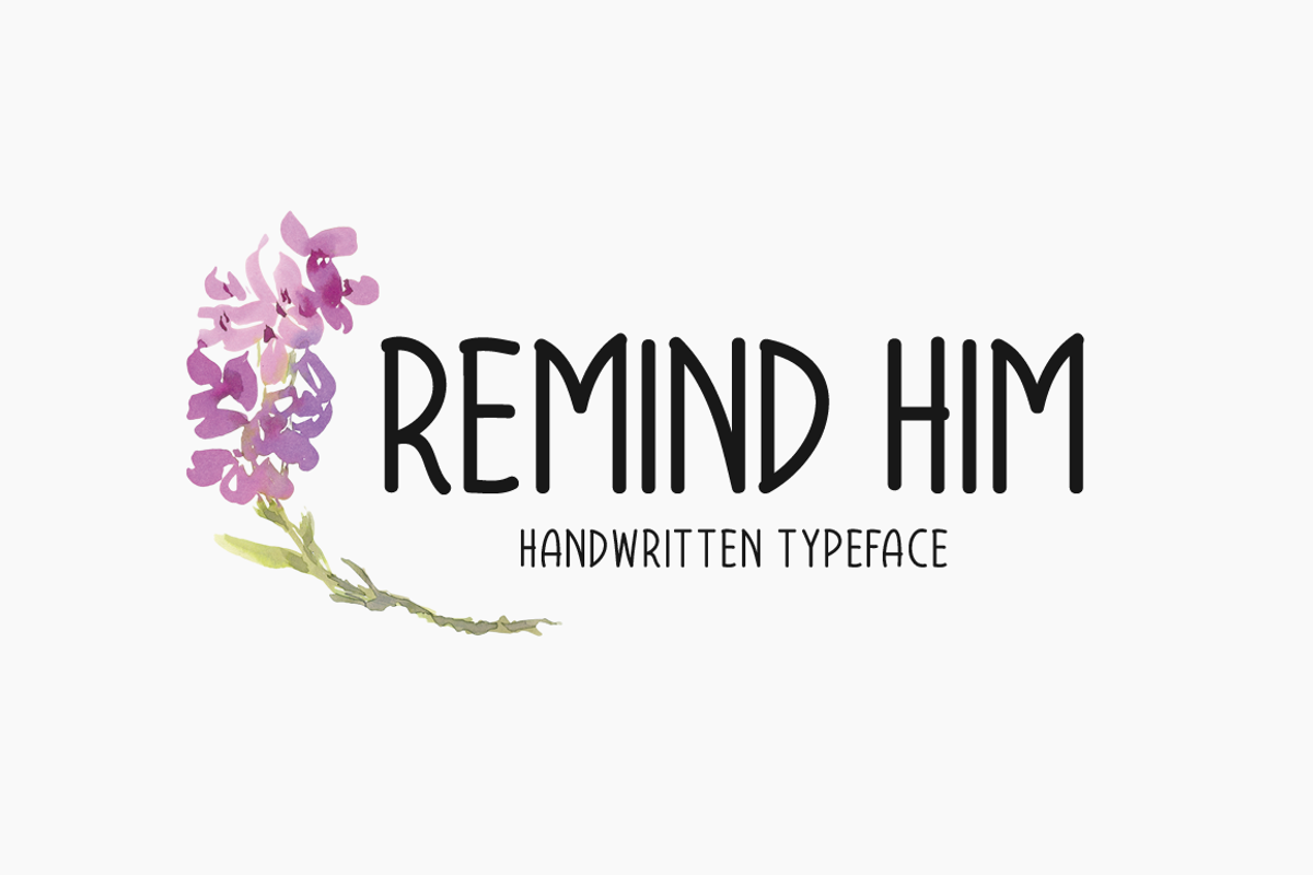 Remind Him Typeface Free Download Free Download