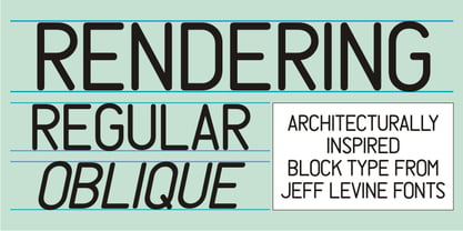 Rendering JNL Font Free Download