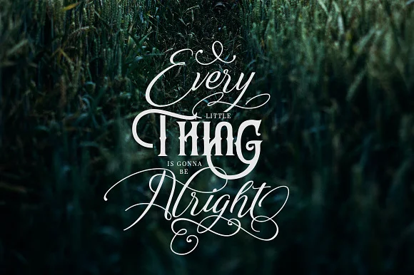 Reshuffle Script Font Set