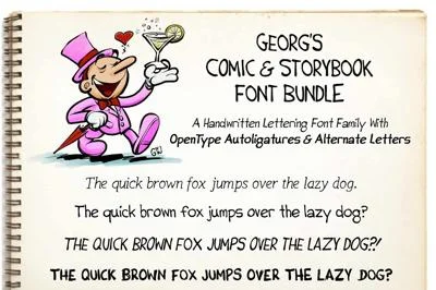 11+ FONTS for Comics & Storyboards
