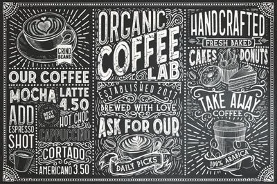 15 Fonts Coffee Lab Collection