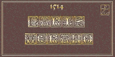 1514 Paris Verand Font