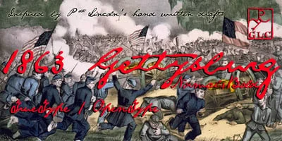 1863 Gettysburg Font