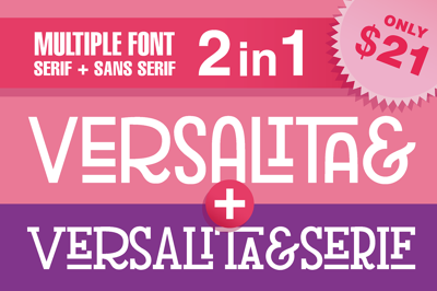 2in1 Versalita& + Versalita&Serif Free Download