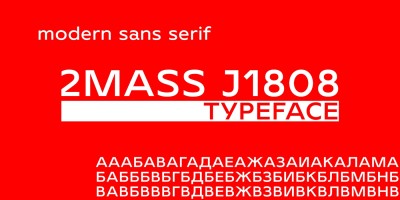 2MASS J1808 Font