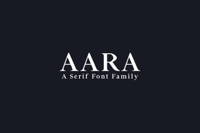 Aara Serif Font Family Pack