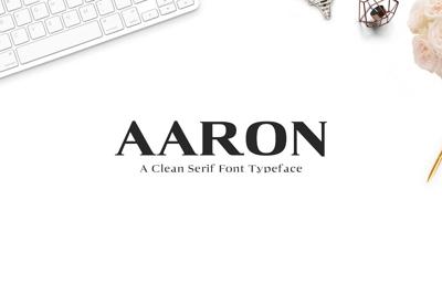 Aaron Serif Font Family Free Download