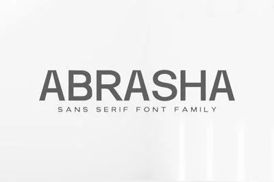 Abrasha Sans Serif Font Family