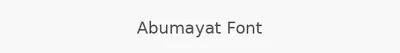Abumayat Font