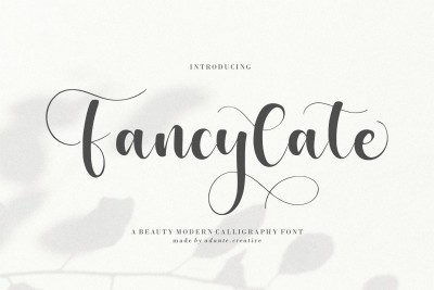 AC - Fancylate Font