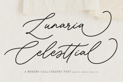 AC - Lunaria Celesttial Font