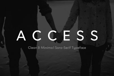 ACCESS - Modern Typeface + Web Fonts