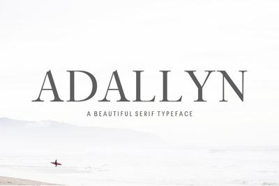 Adallyn Serif Font Family Free Download