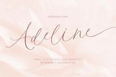 Adeline - Modern Light Calligraphy Font