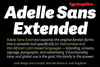 Adelle Sans Extended Font