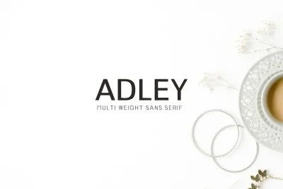 Adley Sans Serif 3 Font Family Pack
