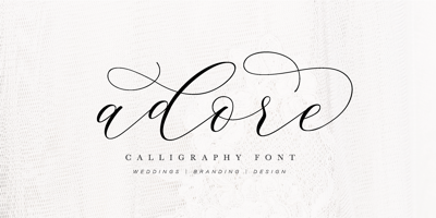 Adore Calligraphy Free Download