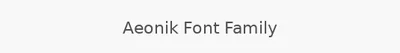 Aeonik Font Family