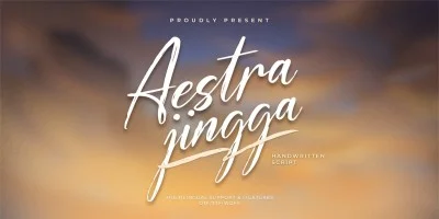 Aestra Jingga Font