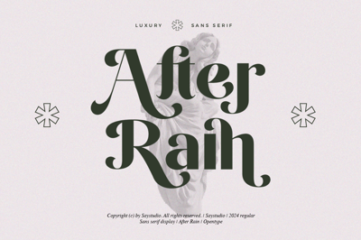 After Rain - Luxury Sans Serif Font Free Download