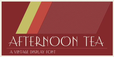 Afternoon Tea Font