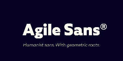 Agile Sans Font