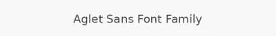 Aglet Sans Font Family