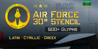 Air Force 30 Stencil Free Download