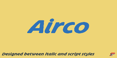 Airco Font Free Download