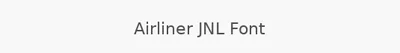 Airliner JNL Font