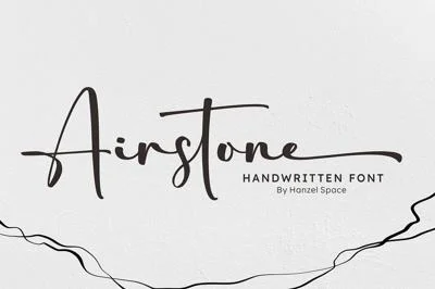 Airstone | Handwritten Font