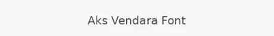 Aks Vendara Font