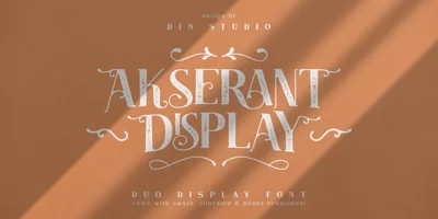 Akserant Display Font