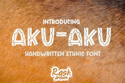 Aku-aku Handwrritten ethnic Font Free Download